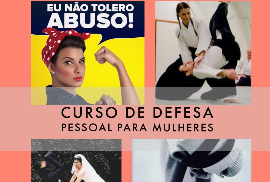Curso de defesa pessoal para mulheres ministrado pelo Prof. Herbert Ran Ichi