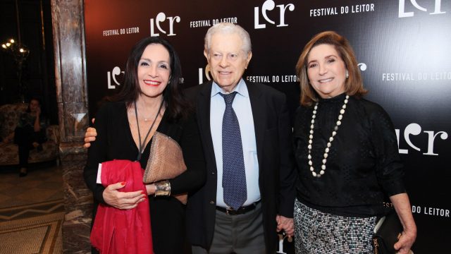 Liliana Rodriguez,Arnaldo e Ruth Niskier.