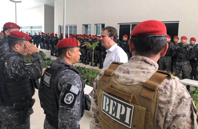 Governador visita batalhões e quartéis da PM, Bombeiros e Delegacia-Geral da Polícia Civil