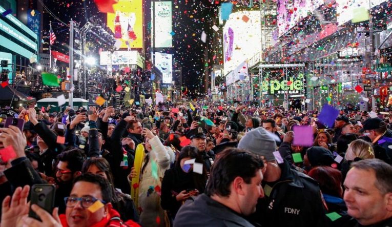 Celebração do ano-novo na Times Square, em Nova York, será virtual