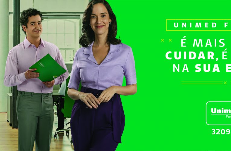 Nova campanha da Unimed Fortaleza reforça a importância do cuidado com a saúde dos colaboradores de uma empresa