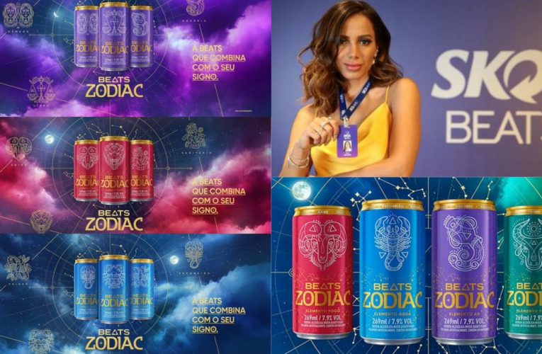 Anitta lança bebida inspirada nos elementos do zodíaco