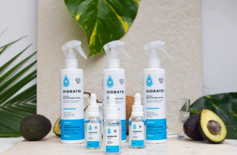 Hidratei: marca especializada em hidratação de alto impacto e produtos veganos é novidade no mercado