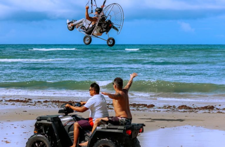 Fernando Fernandes e Cauique Façanha praticam esportes juntos no Ceará