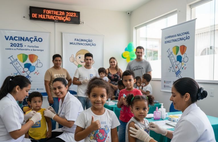 Fortaleza inicia Campanha Nacional de Multivacinação 2025