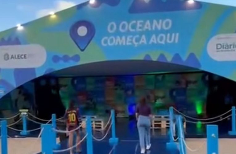 O Oceano Começa Aqui: Uma Instalação Imersiva de Consciência na Praia de Iracema