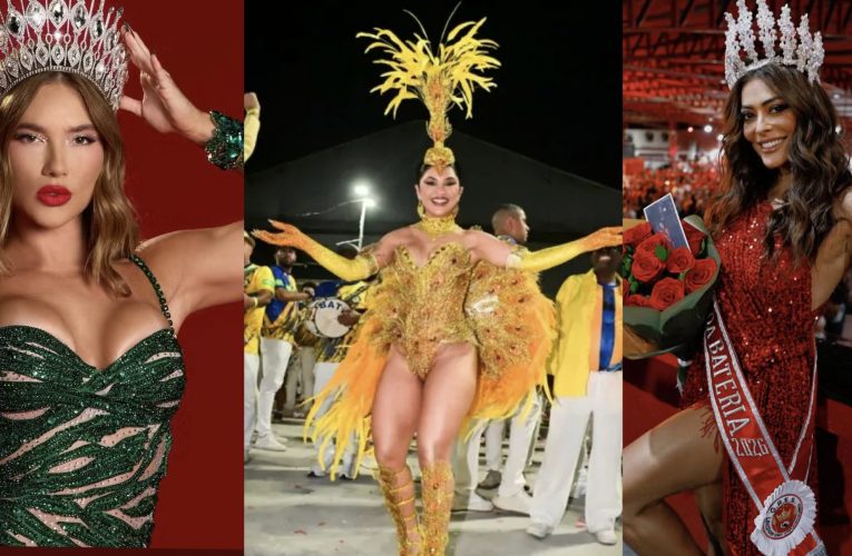 Conheça as 12 rainhas de bateria do Grupo Especial do Carnaval do Rio em 2026