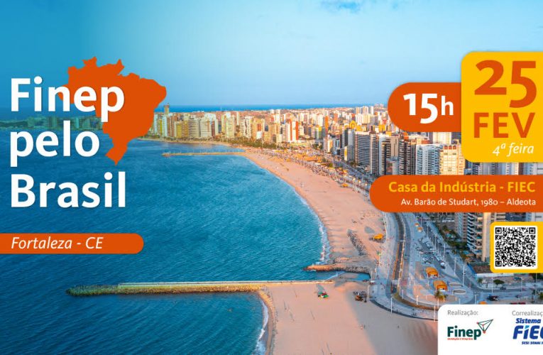  FIEC sedia nesta quarta-feira (25/02) encontro da Finep com R$ 3,3 bilhões em editais para inovação