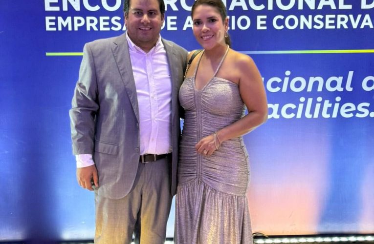 Paulo Aragão e Laís Soares representam o Piauí em encontro nacional do setor de asseio e conservação